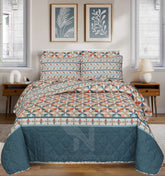 Quilted Comforter Set 6 Pcs Design 991