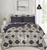 Quilted Comforter Set 6 Pcs Design 959