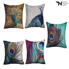 5 PCs Digital Printed Cushions Ds Cover #237 - Nishat Creative Store