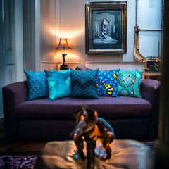 5 PCs Digital Printed Cushions Ds Cover #251 - Nishat Creative Store