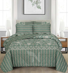 Quilted Comforter Set 6 Pcs Design 942