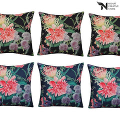 6 PCs Digital Printed Cushions Ds Cover #243 - Nishat Creative Store