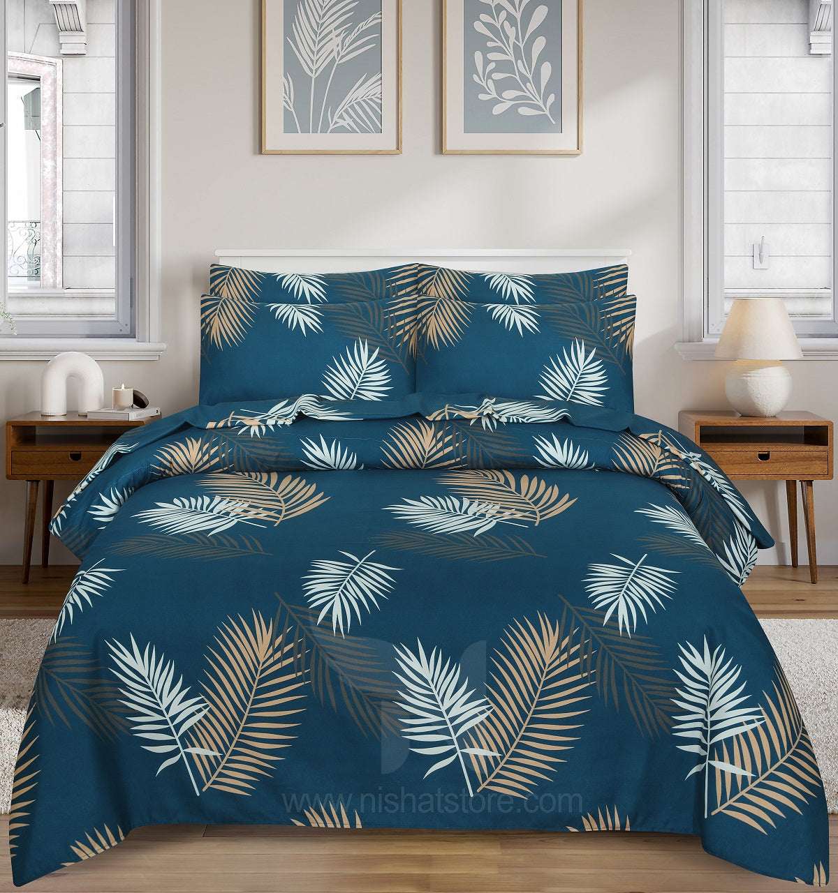 Floral Quilt Cover 6 Pcs Design #225