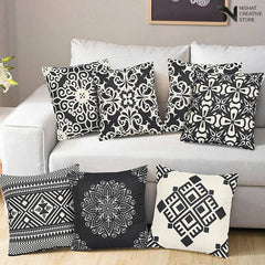 7 PCs Digital Printed Cushions Ds Cover #201 - Nishat Creative Store