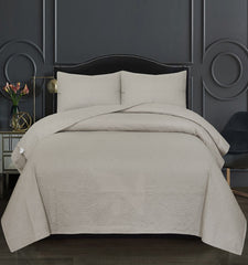 Ultrasonic Quilted Bedspread 3 PCS Design # 114
