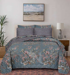Quilted Comforter Set 6 Pcs Design 898