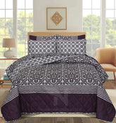 Quilted Comforter Set 6 Pcs Design 944