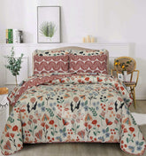 Quilted Comforter Set 6 Pcs Design 909