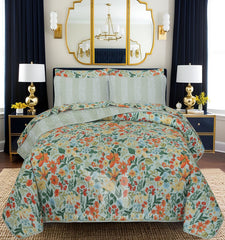 Quilted Comforter Set 6 Pcs Design 987