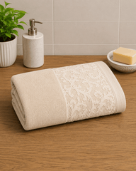 Jauqard Dyed Cotton Hand Towel (Pack of 2)