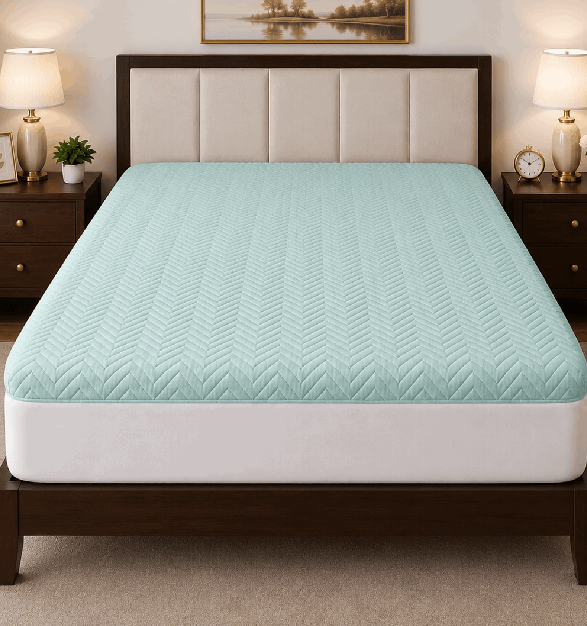 Mattress Protector Quilted Waterproof Ultra sonic NCS #116