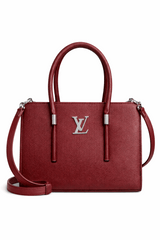 Maroon Vegan Leather Satchel