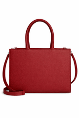 Maroon Vegan Leather Satchel