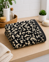 Leopard Print Cotton Hand Towel (Pack of 2)