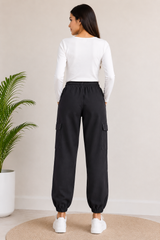 Lightweight Drawstring Trouser Chracoal