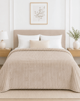 Fluffy Stripe Ac Blanket Double NCS# 206