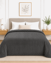 Fluffy Stripe Ac Blanket Double NCS# 209