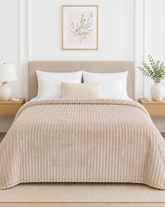 Fluffy Stripe Ac Blanket Double NCS# 206
