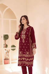 2 Piece – Embroidered Cotton Suit # 40