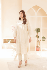 2 Piece – Embroidered Cotton Suit # 43