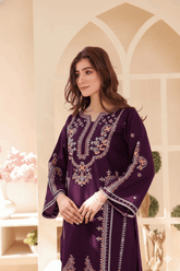 2 Piece – Embroidered Cotton Suit # 30