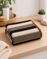 Classic Cotton Multi Stripe Bath Towel