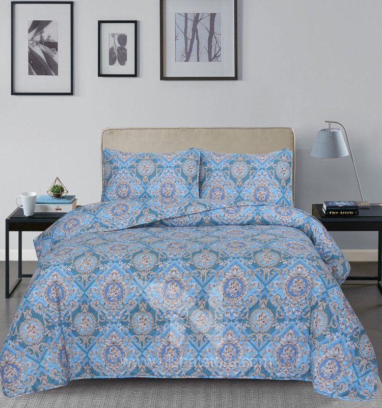 Bed Spread Quilted Design Code 098 - Nishat Creative Store