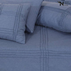 Box Pleated Quilt Cover Set 8 Pcs Designs 161 - Nishat Creative Store