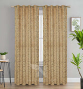 Texture Velvet Curtains Pack of 2 Design # 074