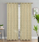 Texture Velvet Curtains Pack of 2 Design # 071