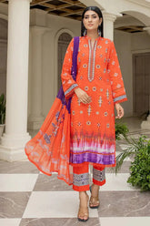 Digital Printed Exclusive Viscose Embroidered CNR ALY VOL1 D#9 - Nishat Creative Store