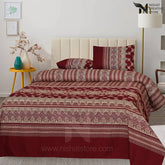 Double Bed Sheet Design NC - C 3349 - Nishat Creative Store