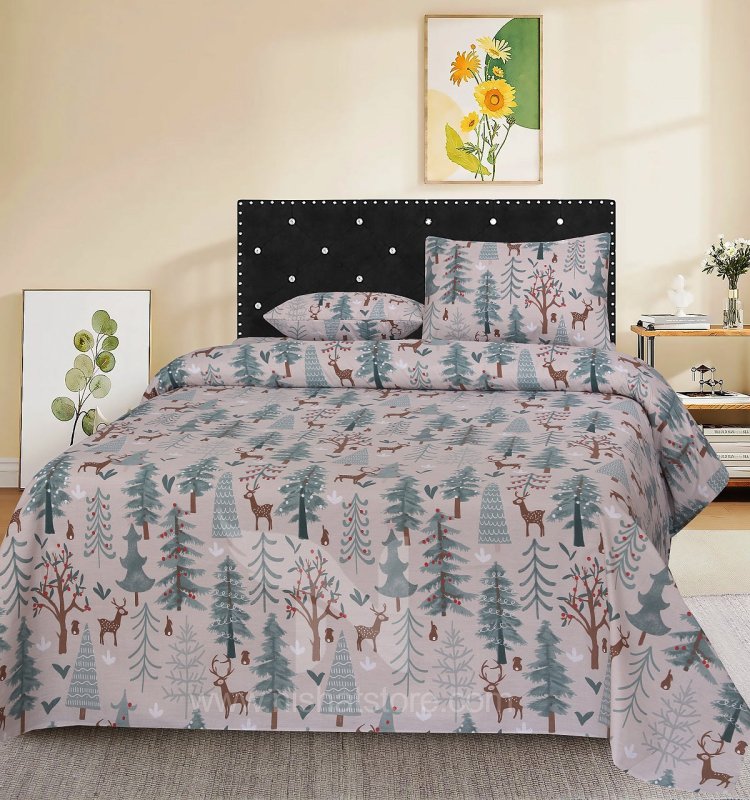Double Bed Sheet Design NC - C 3692 - Nishat Creative Store