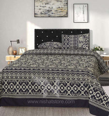 Double Bed Sheet Design NC - C 3763 - Nishat Creative Store