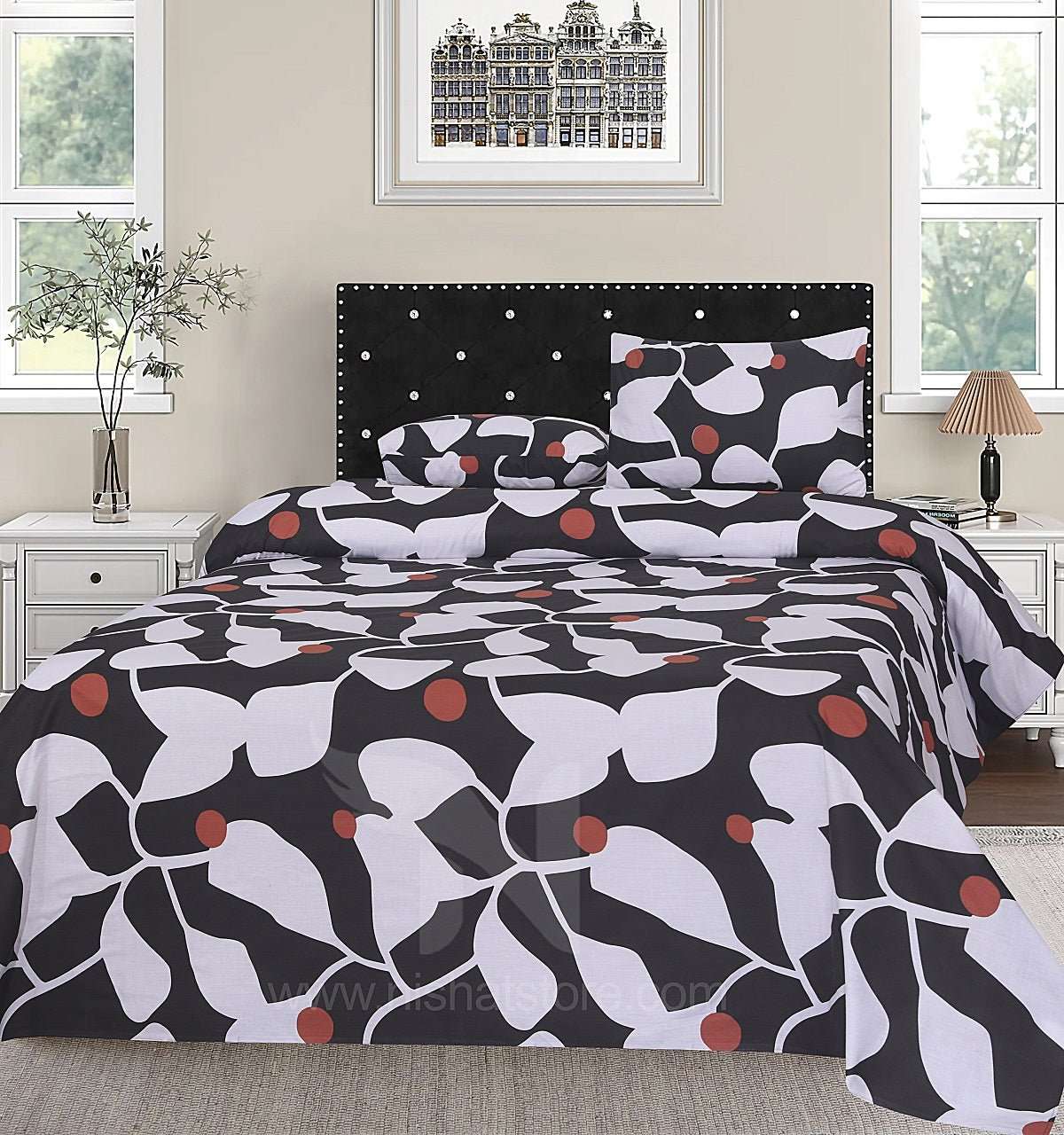 Double Bed Sheet Design NC - C 3779 - Nishat Creative Store