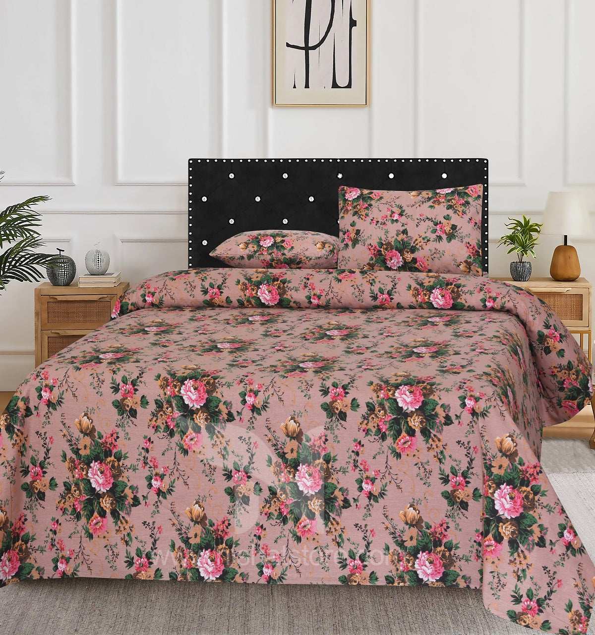 Double Bed Sheet Design NC - D 3744 - Nishat Creative Store