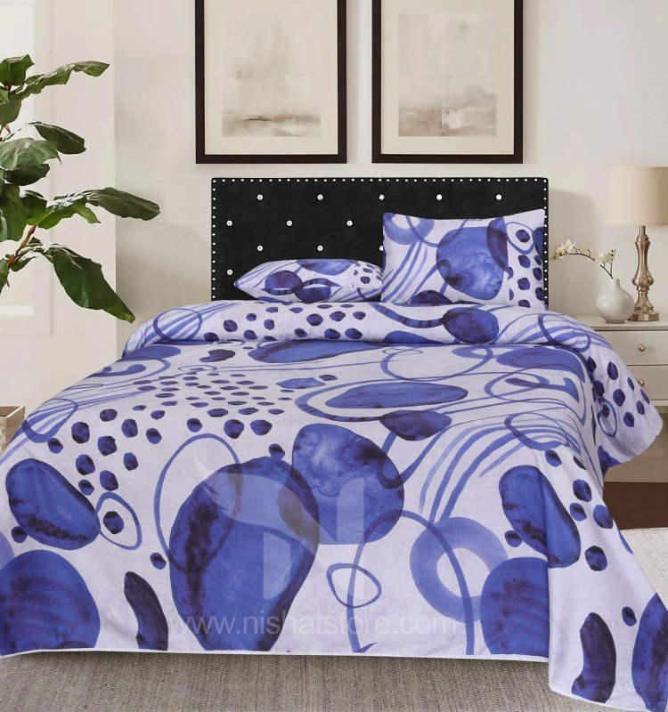 Double Bed Sheet Design NC - S 3741 - Nishat Creative Store