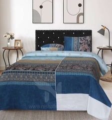 Double Bed Sheet Design NC - S 3852 - Nishat Creative Store