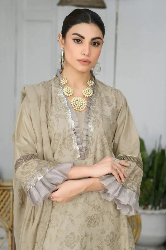 Embroidered Lawn ALY AZR Vol 04 - 23 D#07 - Nishat Creative Store