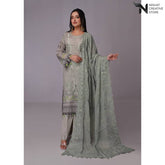 Embroidered Lawn MI KRA Vol #8 DS #04 - Nishat Creative Store