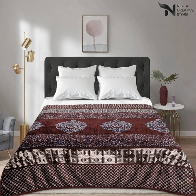 Exclusive Embossed Double Blanket NCS# 140 - Nishat Creative Store