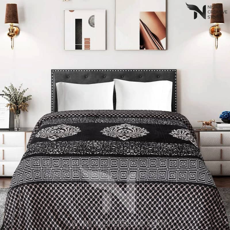 Exclusive Embossed Double Blanket NCS# 141 - Nishat Creative Store