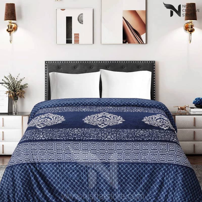 Exclusive Embossed Double Blanket NCS# 143 - Nishat Creative Store