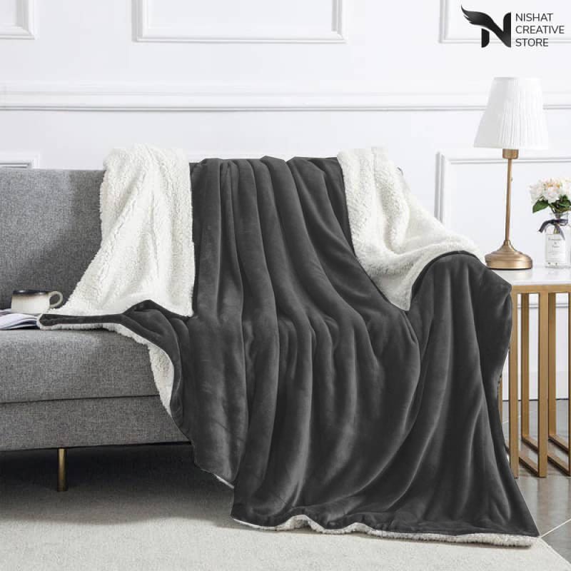 Exclusive Sherpa Double Blanket NCS # 129 - Nishat Creative Store