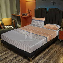 Fitted Double Bed Sheet Ds# 092