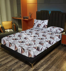 Fitted Double Bed Sheet DS# 243 - Nishat Creative Store