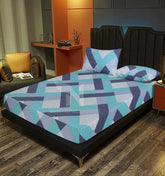 Fitted Double Bed Sheet DS# 244 - Nishat Creative Store