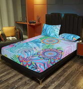 Fitted Double Bed Sheet DS# 248 - Nishat Creative Store