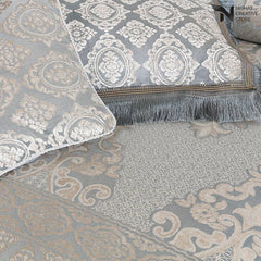 Heavy Palachi & Leather Bed Sheet Set – 4 Pcs Design Code 531 - Nishat Creative Store