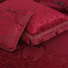 Heavy Palachi & Leather Bed Sheet Set – 4 Pcs Design Code 548 - Nishat Creative Store